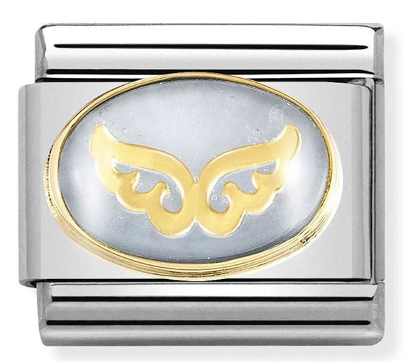 NOMINATION Angel Blue Jade Charm 030517-04