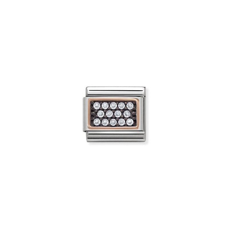 Nomination CLASSIC Rose Gold White Cubic Zirconia Charm 430313/08