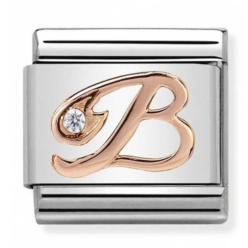 Nomination CZ Letter B Charm 430310-02