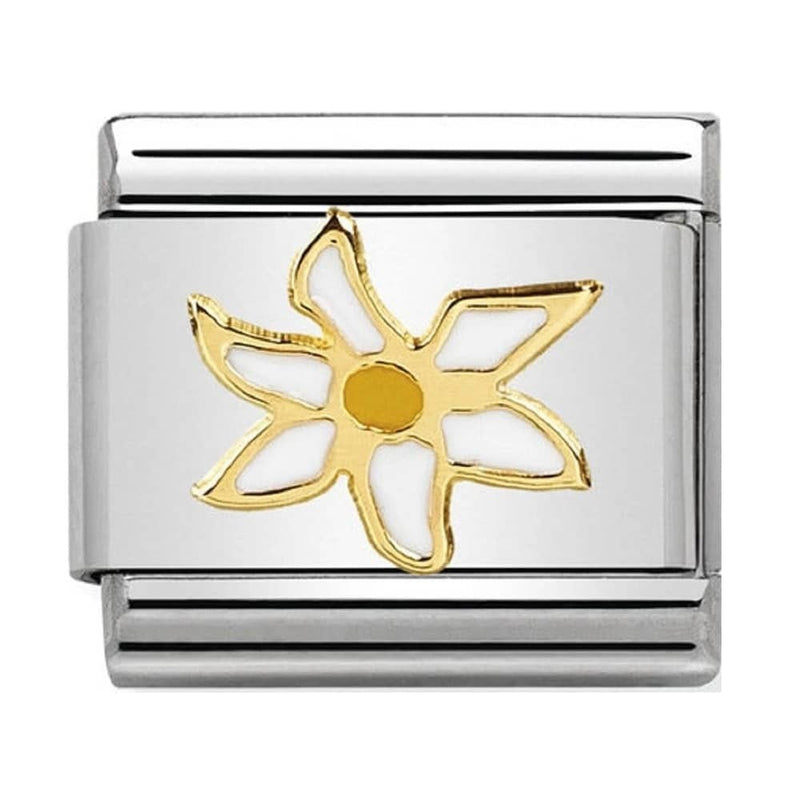 Nomination Gold Narcissus Charm 030214-48