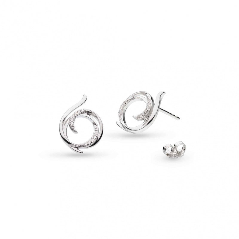 Kit Heath Entwine Helix Wrap Pave CZ Stud Earrings 30235CZ