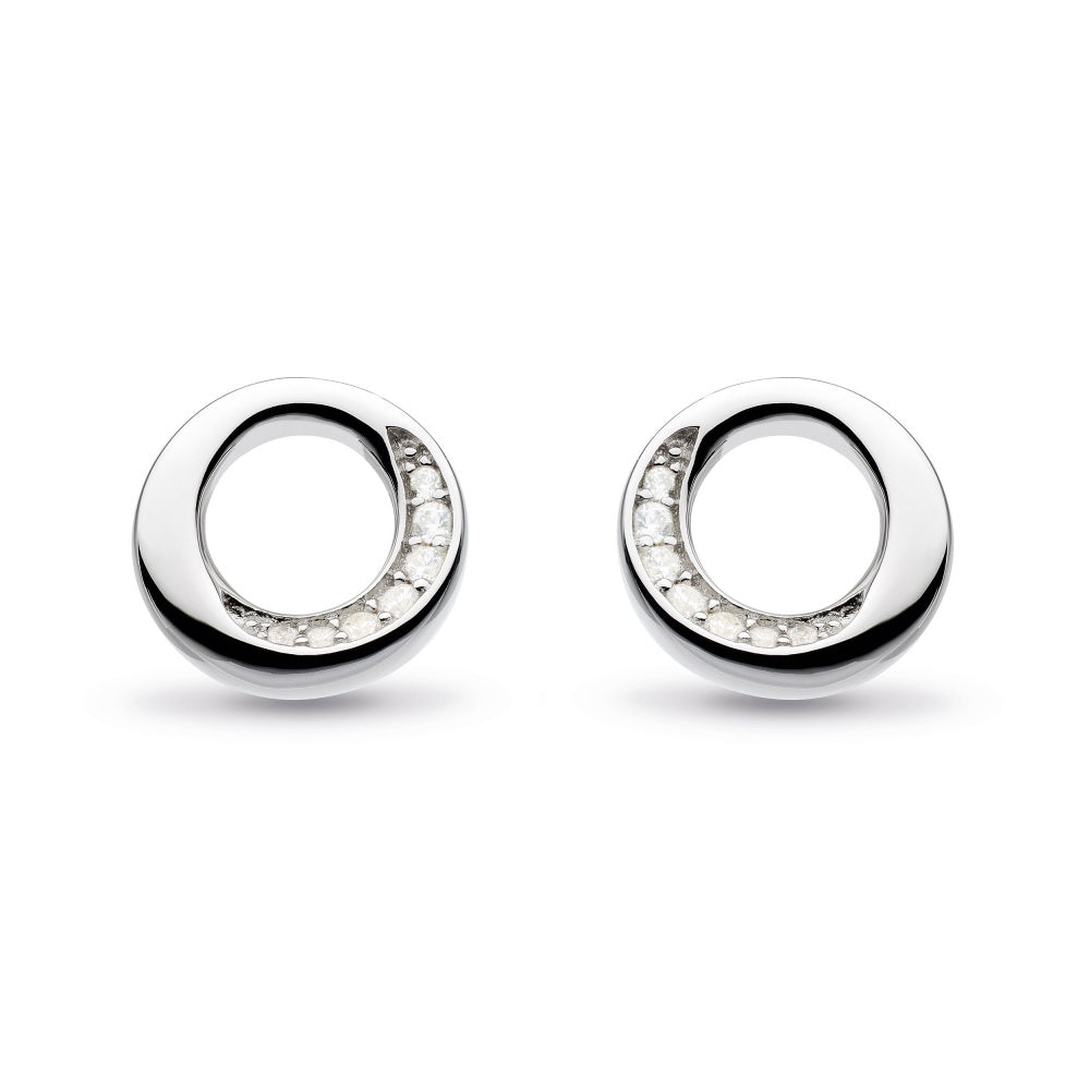 Kit Heath Bevel Cirque Pavé Stud Earrings 3152CZ