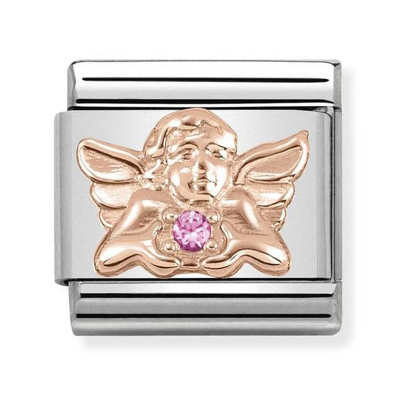 Nomination Rose Gold CZ Angel of Happiness Charm 430302-19