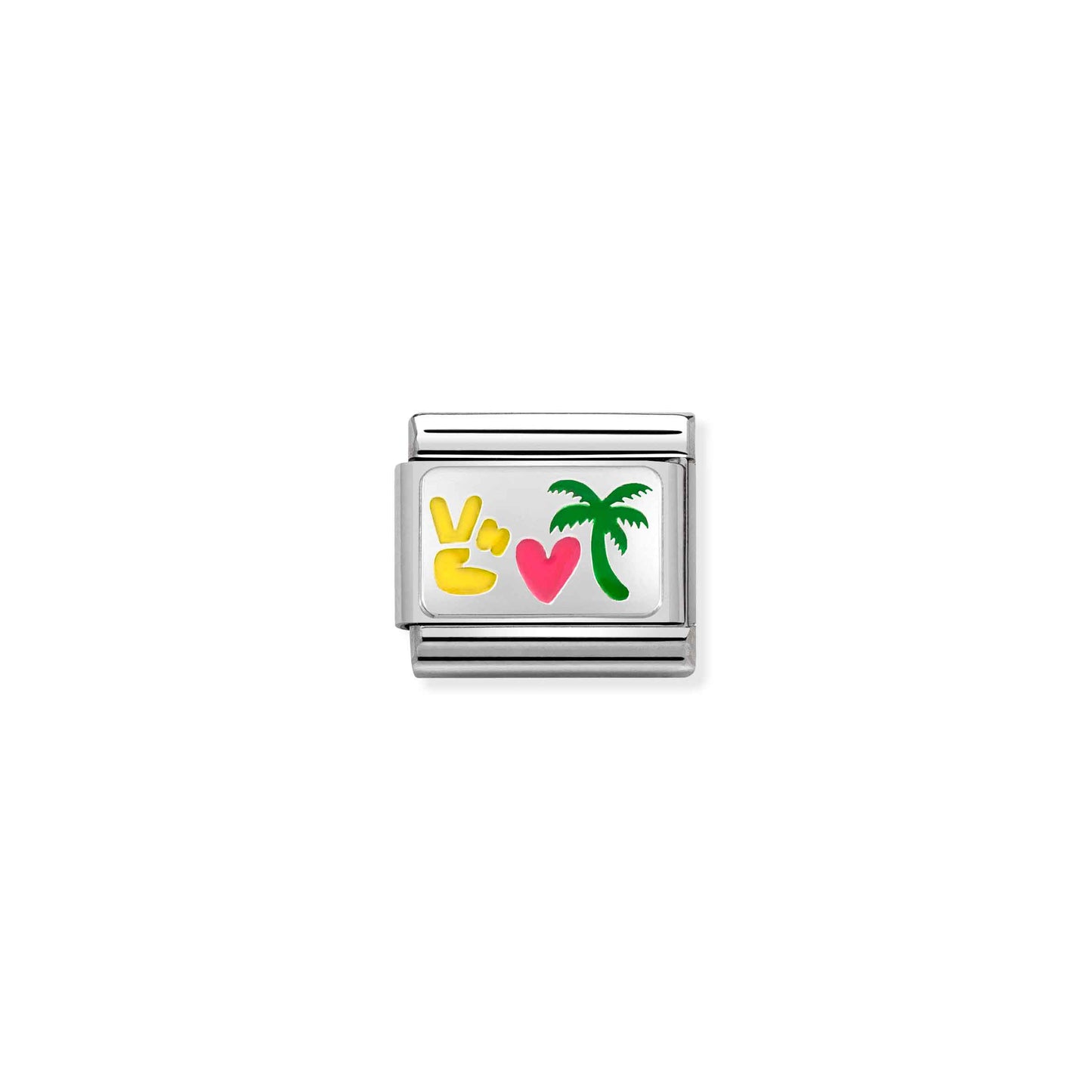NOMINATION Silver Peace Heart Palm 330206-32