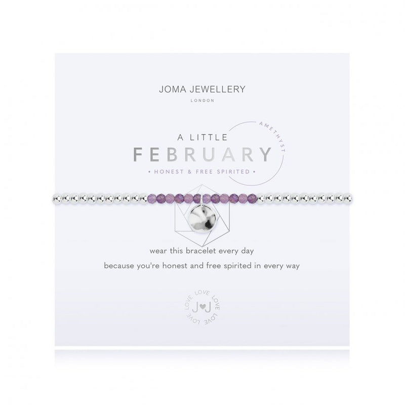 Joma Jewellery A Little Birthstone February Amethys 3461