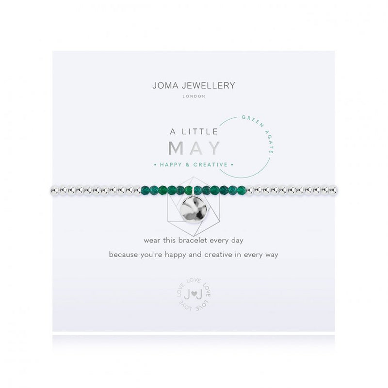 Joma Jewellery A Little Birthstone May Green 3464