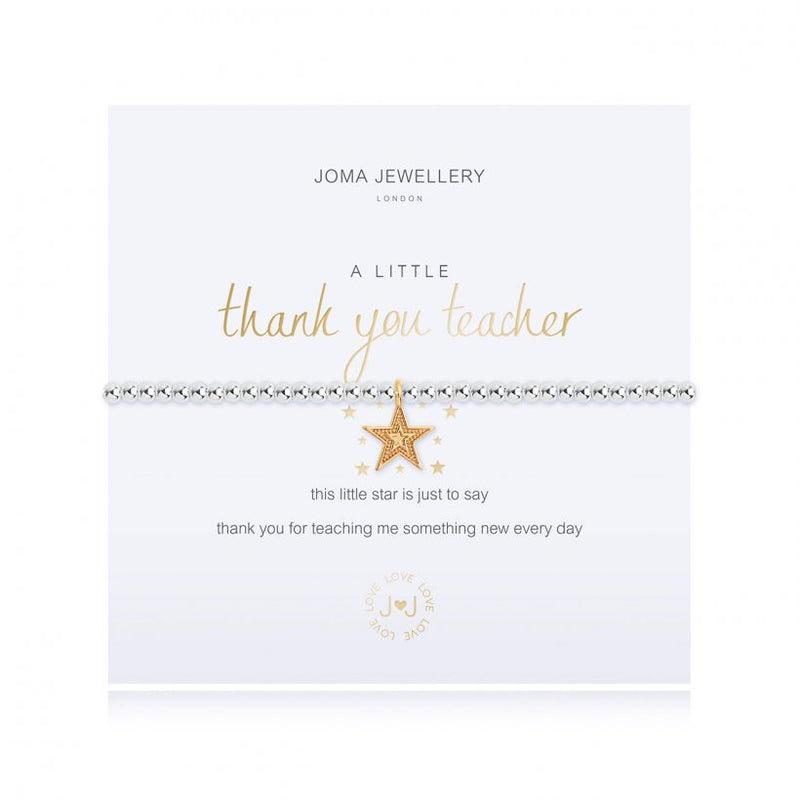 Joma Jewellery A Little Thank You Teacher 3481