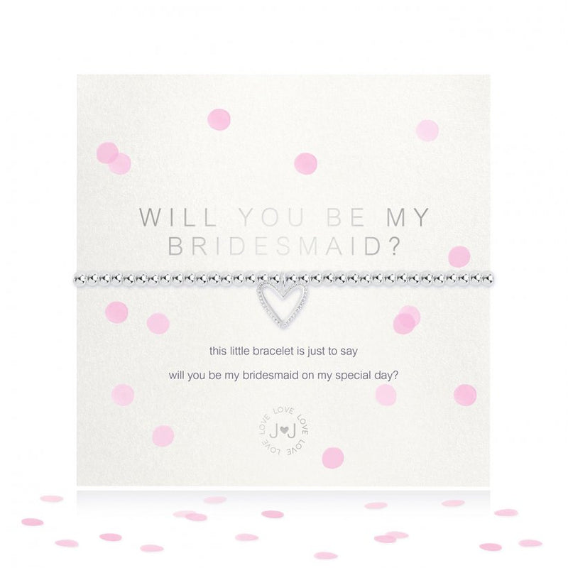 Joma Jewellery A Little Will You Be My Bridesmaid Bracelet 3488
