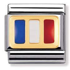 NOMINATION Gold France Flag 030234-05