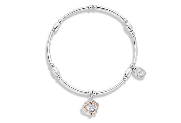 Clogau Silver Always In My Heart Affinity Bead Bracelet 3SAFF0361