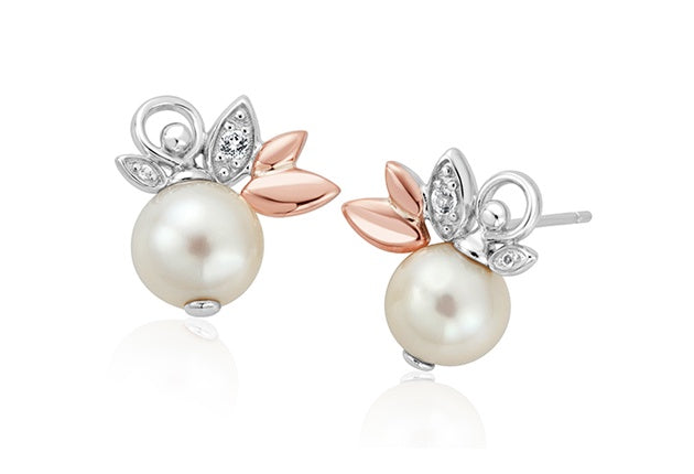 Clogau Lily of the Valley Pearl Stud Earrings 3SLYV0294