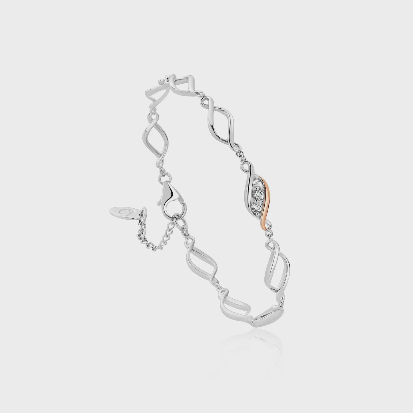 Clogau past present future Silver Multi-Link Bracelet 3SPPF0651