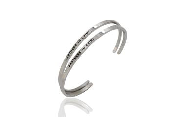 Partners In Crime Bangles - Set Of Two