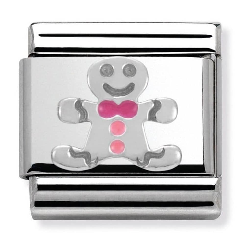 NOMINATION Enamel Gingerbread Man Charm 330204-09