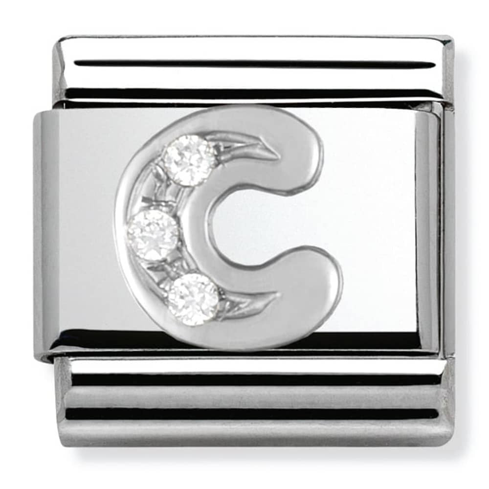 NOMINATION CZ Letter C Charm 330301-03