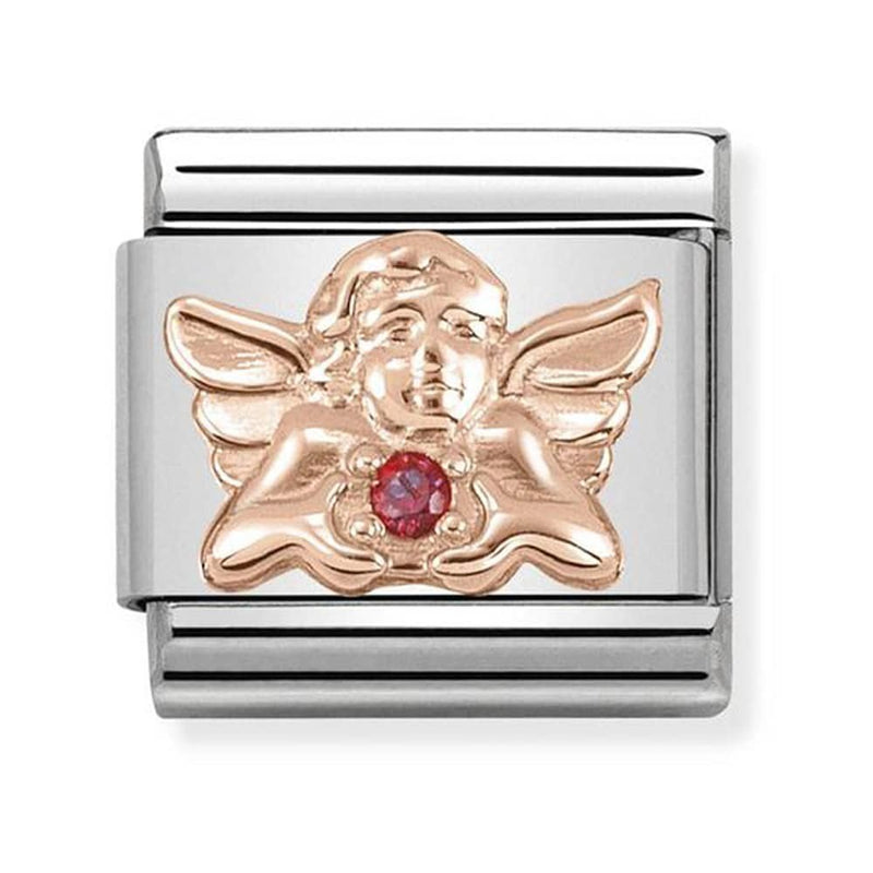 Nomination Rose Gold CZ Angel of Love Charm 430302-21
