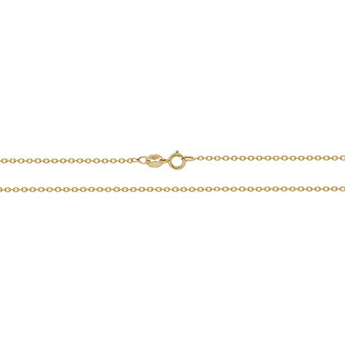 9ct Yellow gold Rolo Chain 16"