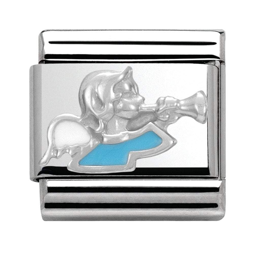 NOMINATION Charm Enamel Light Blue Angel 330204-12
