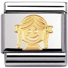 Nomination Gold Girl Charm 030110-03
