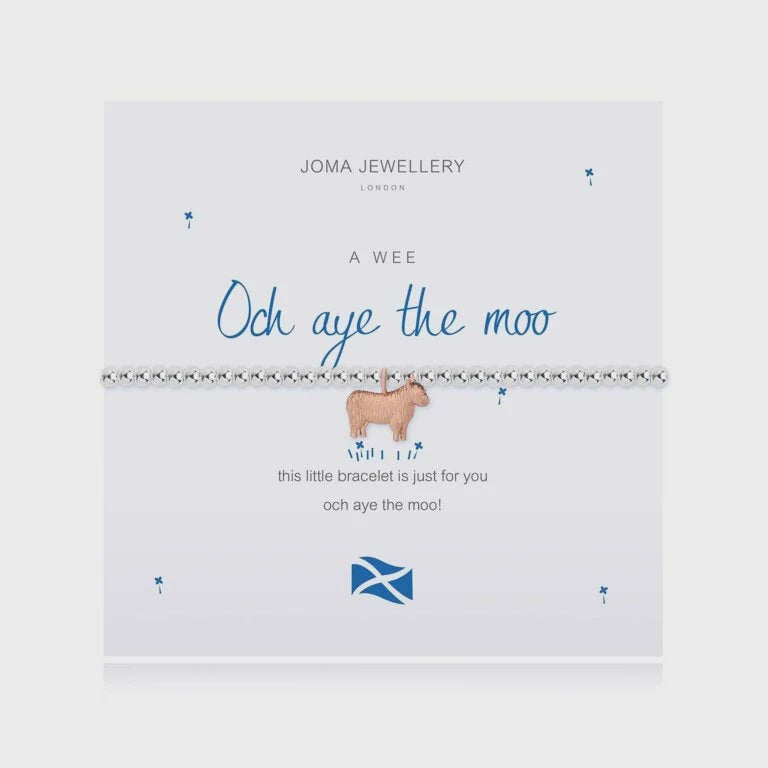 Joma Jewellery A Little 'Och Aye The Moo' Bracelet 4012