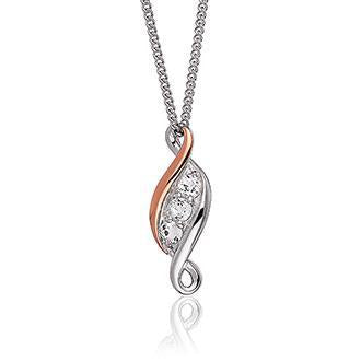 Clogau Past Present future Pendant 3SPPFP