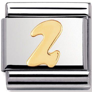 NOMINATION Gold Number 2 Charm 030102-02