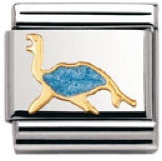 NOMINATION Enamel Gold Loch Ness Monster Charm - Nessie 030250-07