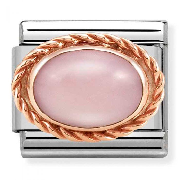 Nomination RG Pink Opal charm 430507-22