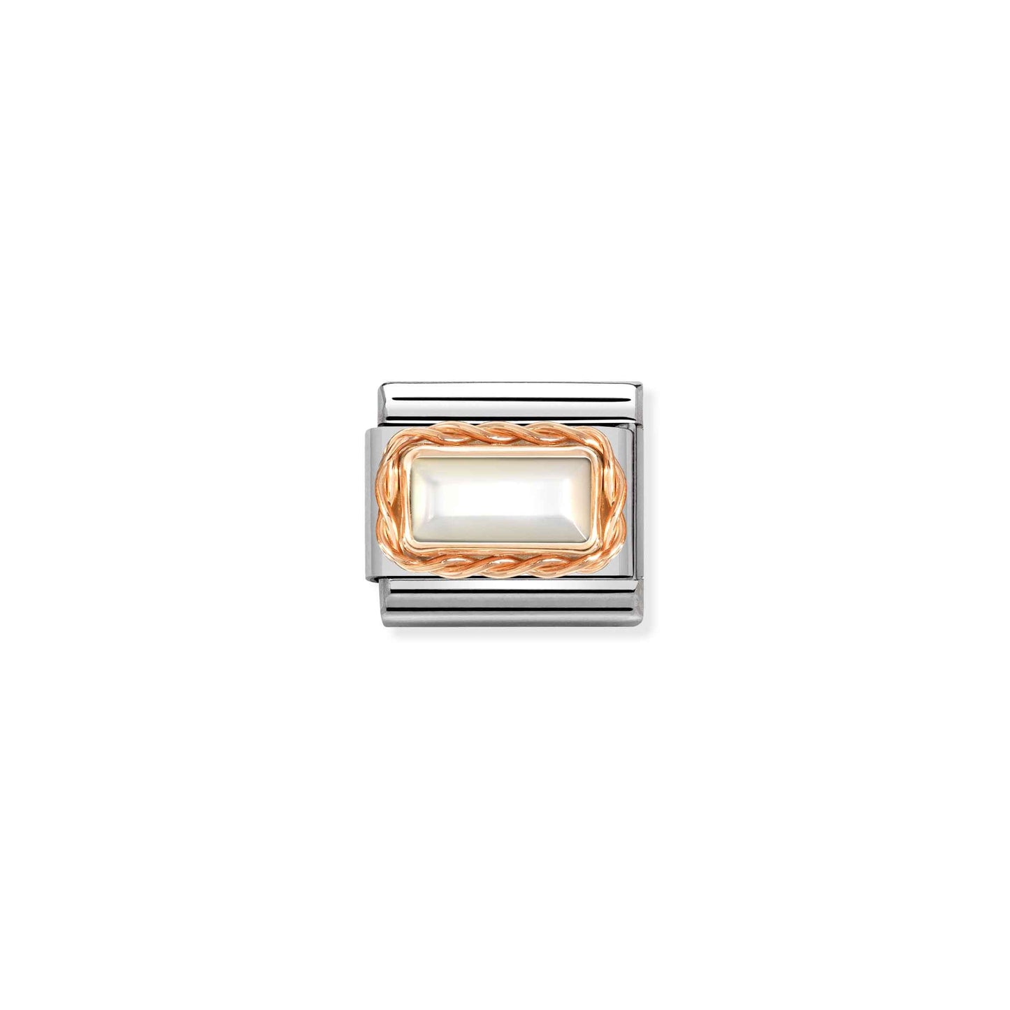 NOMINATION RG Baguette Stone White Mother of Pearl 430512-12
