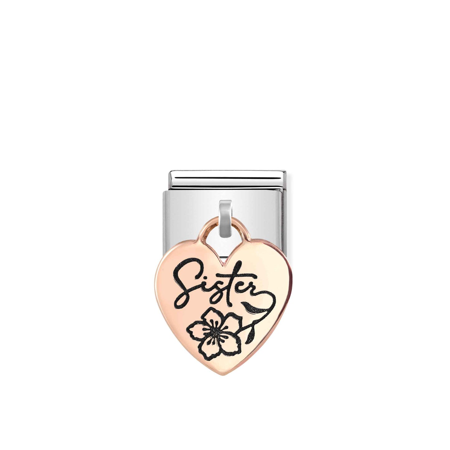 NOMINATION RG Hanging Heart Sister 431803-05