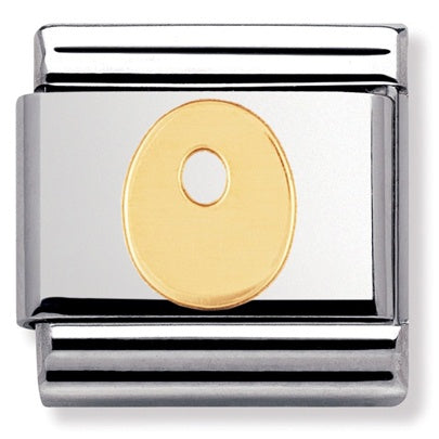 NOMINATION Gold Letter O Charm 030101 15