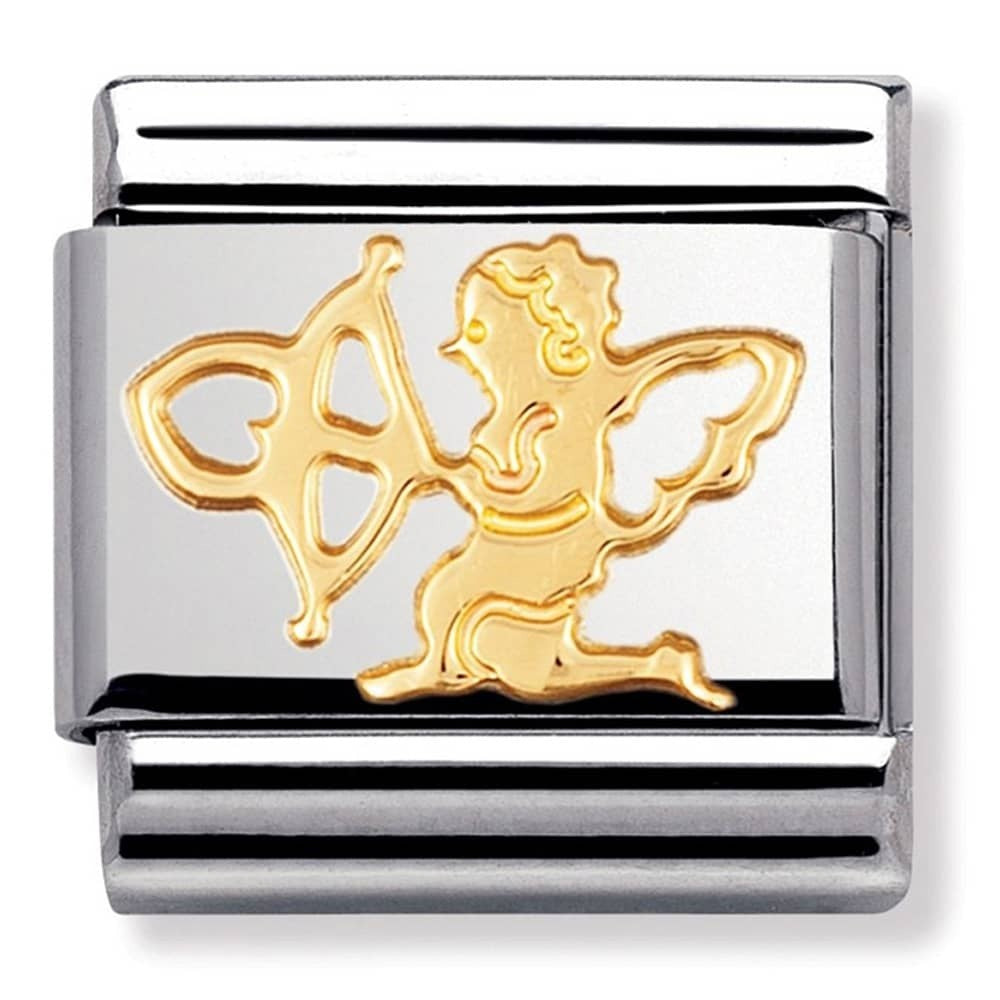 NOMINATION Gold Cupid Charm 030116-07