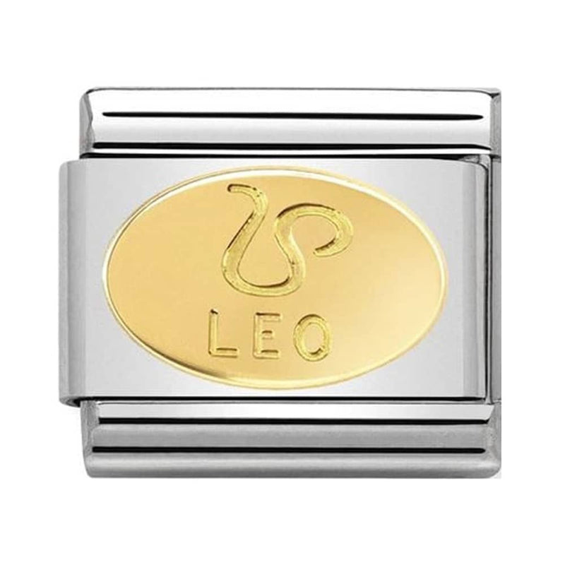 Nomination Charm ZODIACO OVAL Gold 750 Leo