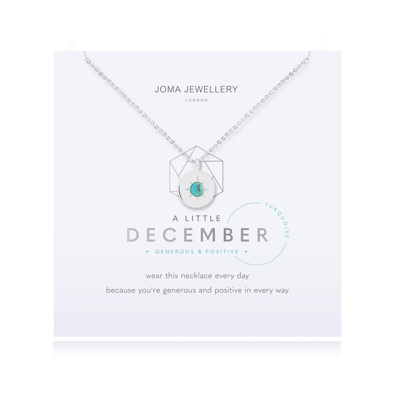 Joma December Turquoise Birthstone Necklace 4665
