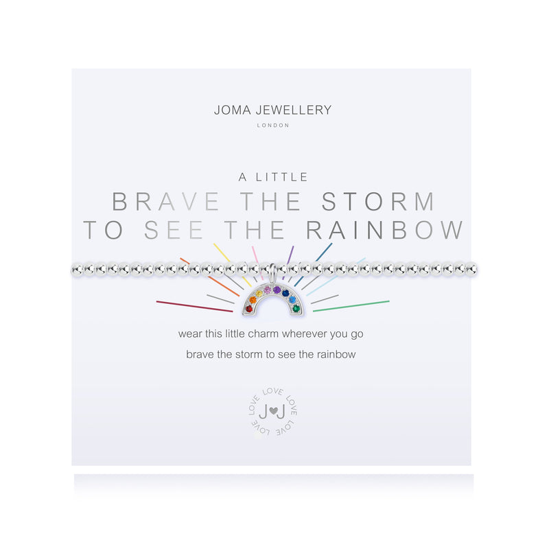 Joma A Little Brave the Storm To See The Rainbow Bracelet 4669