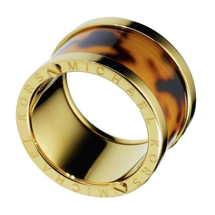 Michael Kors Yellow Tortoise Shell Ring MKJ16107106