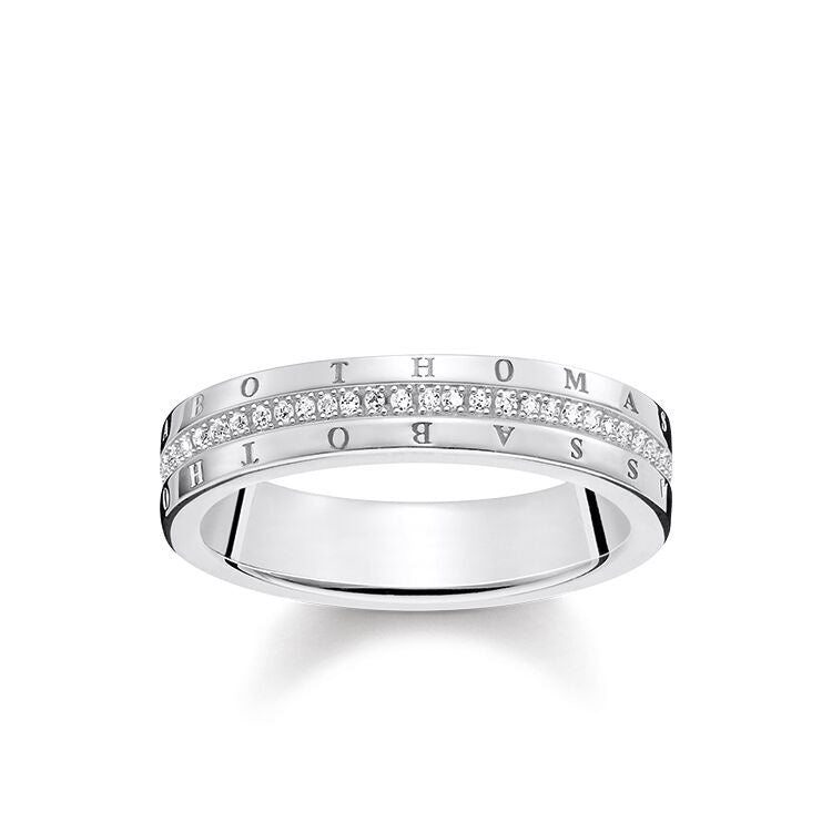 Thomas Sabo Silver Diamond Ring D_TR0026-725-14-52