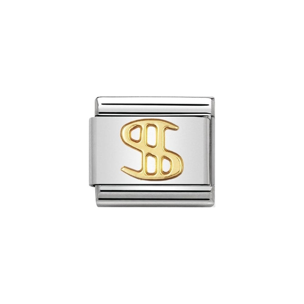 NOMINATION CLASSIC Gold Good Luck Dollar Charm 030115/02