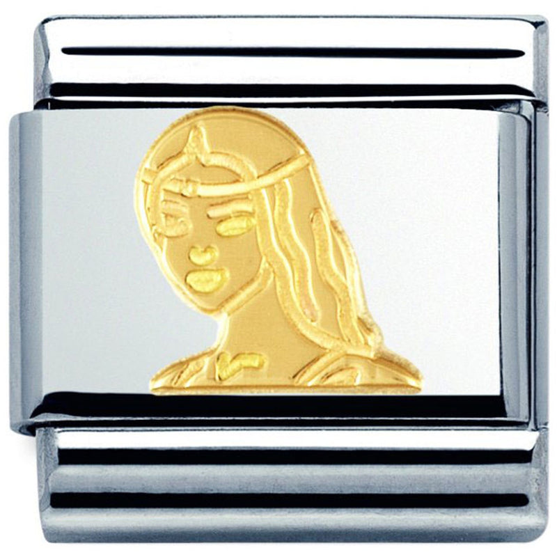 Nomination Ladies Composable Classic 18K Gold Princess Charm 030149/03