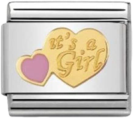 Nomination Gold It's a Girl Charm 030242-39