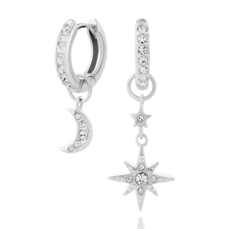 Olivia Burton Celestial Moon & Star Earrings OBJCLE38