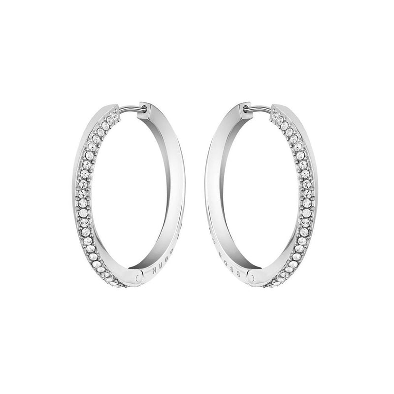 Hugo Boss Signature Crystal Hoop earrings 1580162