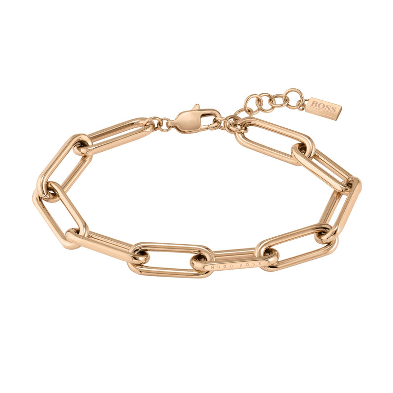 Hugo Boss Tessa Ladies' Rose Gold Tone Bracelet 1580198