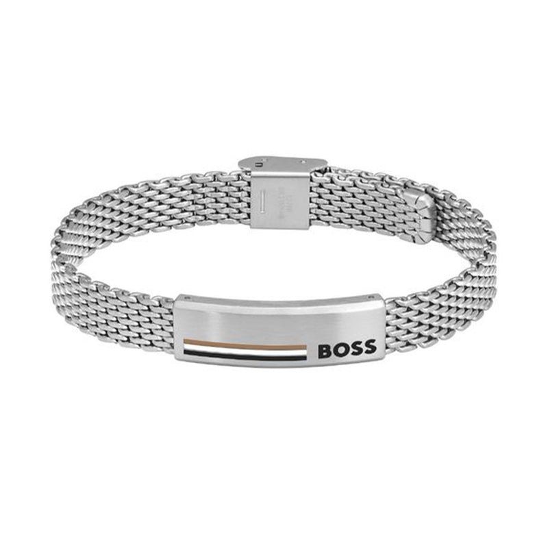 BOSS Gents Alen Stainless Steel Mesh Bracelet 1580611