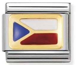 NOMINATION Gold Czech Republic Flag 030234-30