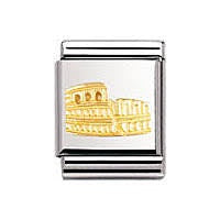 Nomination BIG gold Colosseum charm 032119-10