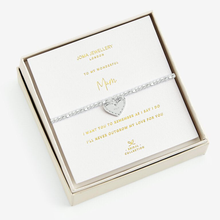 Joma Jewellery Beautifully Boxed Bridal 'Wonderful Mum' Bracelet 5103