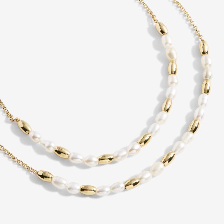 Joma Jewellery Riviera Pearl Layer Necklace 5163