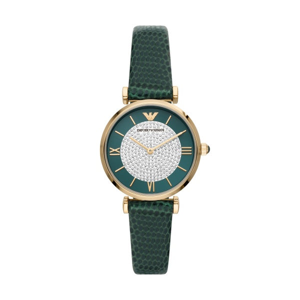 Armani Green strap watch AR11403
