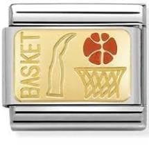 Nomination Enamel Gold Basket Charm 030287-09